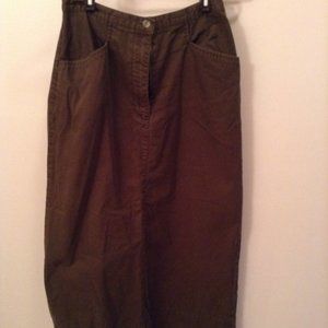 vintage brown Laura Ashley skirt size 6